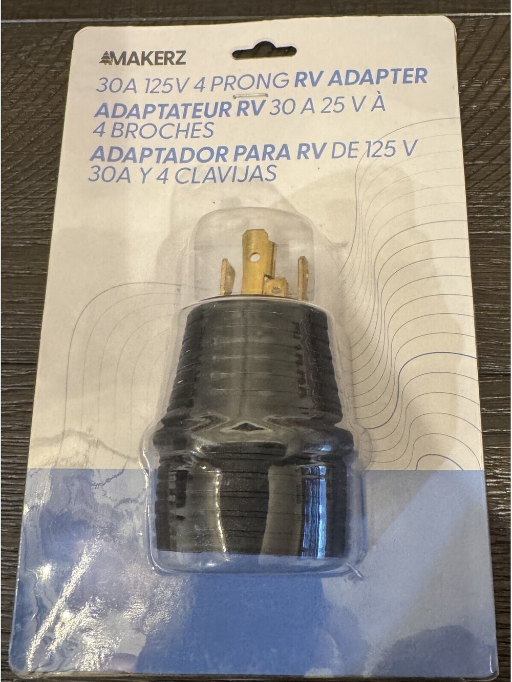 New Makerz 30A 125V 4 Pront RV Adapter